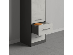 SMARTBETT cabinet 50 cm anthracite / concrete-optik