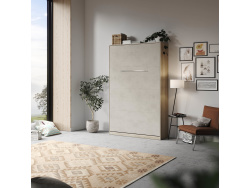 SMARTBett Folding wall bed Standard 120x200 Vertical Oak...