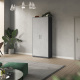 SMARTBett cabinet 100cm 2 doors in anthracite/ concrete look