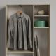 SMARTBett Schrank Kleiderschrank Aktenschrank 100cm 2-türig Eiche Sonoma/Betonoptik