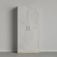 SMARTBETT cabinet 100 cm 2-door oak Sonoma / concrete look