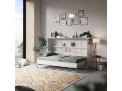 SMARTBett Folding wall bed Standard 120x200 Horizontal...