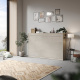 SMARTBett Folding wall bed Standard 120x200 Horizontal Oak Sonoma/Beton look with Gas pressure Springs
