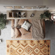 SMARTBett Folding wall bed Standard 140x200 Horizontal Oak Sonoma/Beton look  with Gas pressure Springs