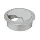 Cable bushing, cable opening, cable socket for desks and worktops, round, 60 to 80 mm - in 4 colors