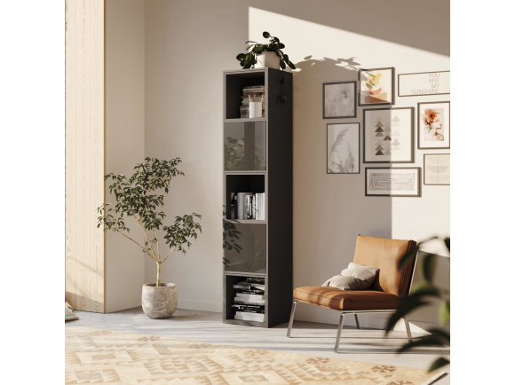 SMARTBett shelf + 2 doors and 3 cubes in different colors