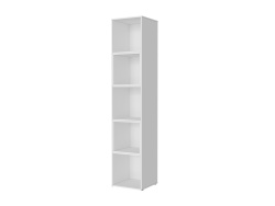 SMARTBett Regal + 2 Würfel in verschiedenen Farben - Regal Weiss + 2 Würfel Weiss