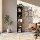 SMARTBett shelf + 2 cubes in different colors - Shelf Anthracite + 2 Cubes Concrete