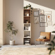 SMARTBett shelf + 2 cubes in different colors - Shelf Wild Oak + 2 Cubes White