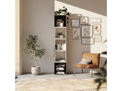 SMARTBett shelf + 3 cubes in different colors - Shelf Anthracite + 3 Cubes White