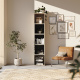 SMARTBett shelf + 3 cubes in different colors - Shelf Oak Sonoma + 3 Cubes Anthracite