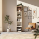 SMARTBett shelf + 3 cubes in different colors - Shelf Wild Oak + 3 Cubes White