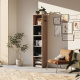 SMARTBett shelf + 3 cubes in different colors - Shelf Wild Oak + 3 Cubes Anthracite