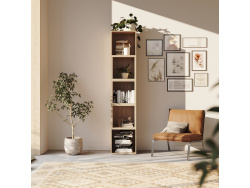 SMARTBett shelf + 3 cubes in different colors - Shelf Wild Oak + 3 Cubes Wild Oak