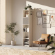SMARTBett Shelf + 1 door in different colors - Shelf White + 1 Door Anthracite