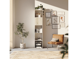 SMARTBett Regal + 1 Tür in verschiedenen Farben - Regal Weiss + 1 Tür Eiche Sonoma