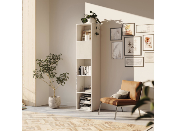 SMARTBett Shelf + 1 door in different colors - Shelf White + 1 Door Concrete