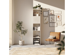 SMARTBett Shelf + 1 door in different colors - Shelf White + 1 Door Concrete