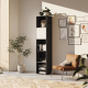 SMARTBett Shelf + 1 door in different colors - Shelf Anthracite + 1 Door White
