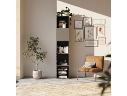 SMARTBett Regal + 1 Tür in verschiedenen Farben - Regal Anthrazit + 1 Tür Anthrazit