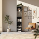SMARTBett Shelf + 1 door in different colors - Shelf Anthracite + 1 Door Anthracite High Gloss
