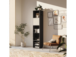 SMARTBett Shelf + 1 door in different colors - Shelf Anthracite + 1 Door Oak Sonoma