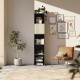 SMARTBett Shelf + 1 door in different colors - Shelf Anthracite + 1 Door Oak Sonoma