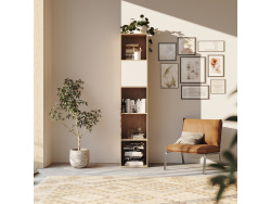 SMARTBett Shelf + 1 door in different colors - Shelf Wild Oak + 1 Door White