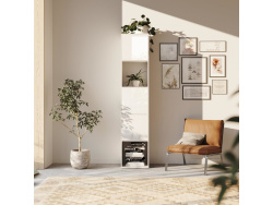 SMARTBett Regal + 3 Türen in verschiedenen Farben - Regal Weiss + 3 Türen Weiss Hochglanz