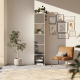 SMARTBett Shelf + 3 doors in different colors - Shelf White + 3 Doors Anthracite
