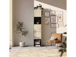 SMARTBett Shelf + 3 doors in different colors - Shelf Anthracite + 3 Doors Oak Sonoma