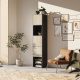 SMARTBett Shelf + 3 doors in different colors - Shelf Anthracite + 3 Doors Oak Sonoma