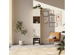 SMARTBett Shelf + 3 doors in different colors - Shelf Oak Sonoma + 3 Doors Concrete