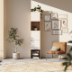 SMARTBett Shelf + 3 doors in different colors - Shelf Wild Oak + 3 Doors White