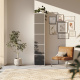 SMARTBett Shelf + 5 doors in different colors - Shelf White + 5 Doors Anthracite