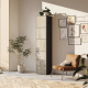 SMARTBett Shelf + 5 doors in different colors - Shelf Anthracite + 5 Doors Oak Sonoma