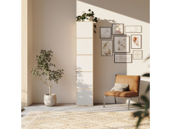 SMARTBett Regal + 5 Türen in verschiedenen Farben - Regal Wildeiche + 5 Türen Weiss