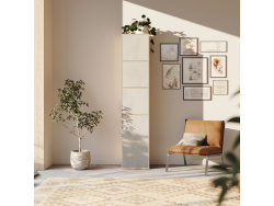 SMARTBett Regal + 5 Türen in verschiedenen Farben - Regal Wildeiche + 5 Türen Beton