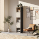 SMARTBett Shelf + 2 doors and 3 cubes in different colors - Shelf Anthracite + 2 Doors and 3 Cubes Concrete