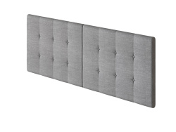 Rückenteil gepolstert für SMARTBett Schrankbett Standard 160x200 - 2x85cm grau melange