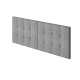 Upholstered back part for vertical 160 wall bed "Standard" SMARTBett 2x85cm gray melange