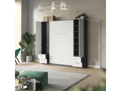 SMARTBett wall unit set with wall bed standard 140x200...