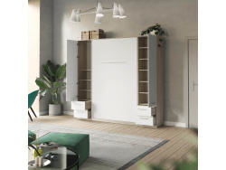 SMARTBett wall unit set with wall bed standard 140x200...