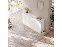 SMARTBett Schrankbett Classic 100x200cm Horizontal Weiss