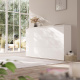 SMARTBett Schrankbett Classic 100x200cm Horizontal Weiss