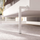 SMARTBett Schrankbett Classic 100x200cm Horizontal Weiss