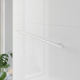 SMARTBett Wall unit set with Foldaway bed standard 140x200 vertical + 2 x 80 Wardrobe White/ White Gloss