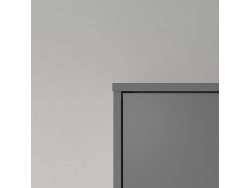 SMARTBett Wohnwand Set mit Schrankbett Standard 140x200 Vertikal + 2 x100-Schränke Anthrazit/Anthrazit