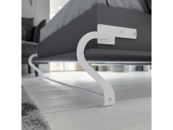 SMARTBett Wohnwand Set mit Schrankbett Standard 140x200 Vertikal + 2 x100-Schränke Anthrazit/Anthrazit