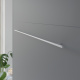 SMARTBett Wohnwand Set mit Schrankbett Standard 140x200 Vertikal + 2 x100-Schränke Anthrazit/Anthrazit